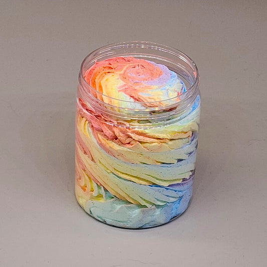 Rainbow Bite Whipped Sugar Scrub Soap